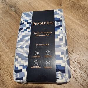 Pendleton Abiquiu Sky Cooling Technology STANDARD Pillowcase Pair Blue Aztec